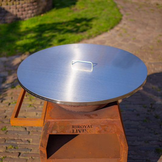Edelstahl 304 BBQ Plancha 70cm Abdeckplatte