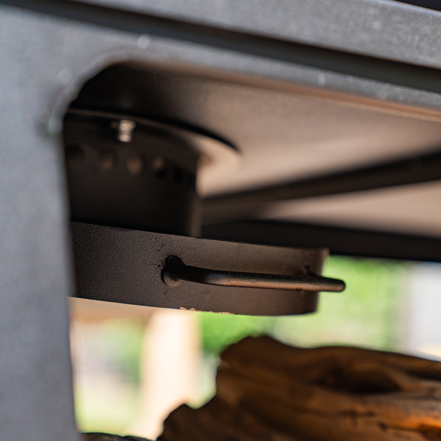 BBQ Plancha Grill Compañía - mit Abdeckung und Holzspeicher 60Ø - Ohne Schneidebrett