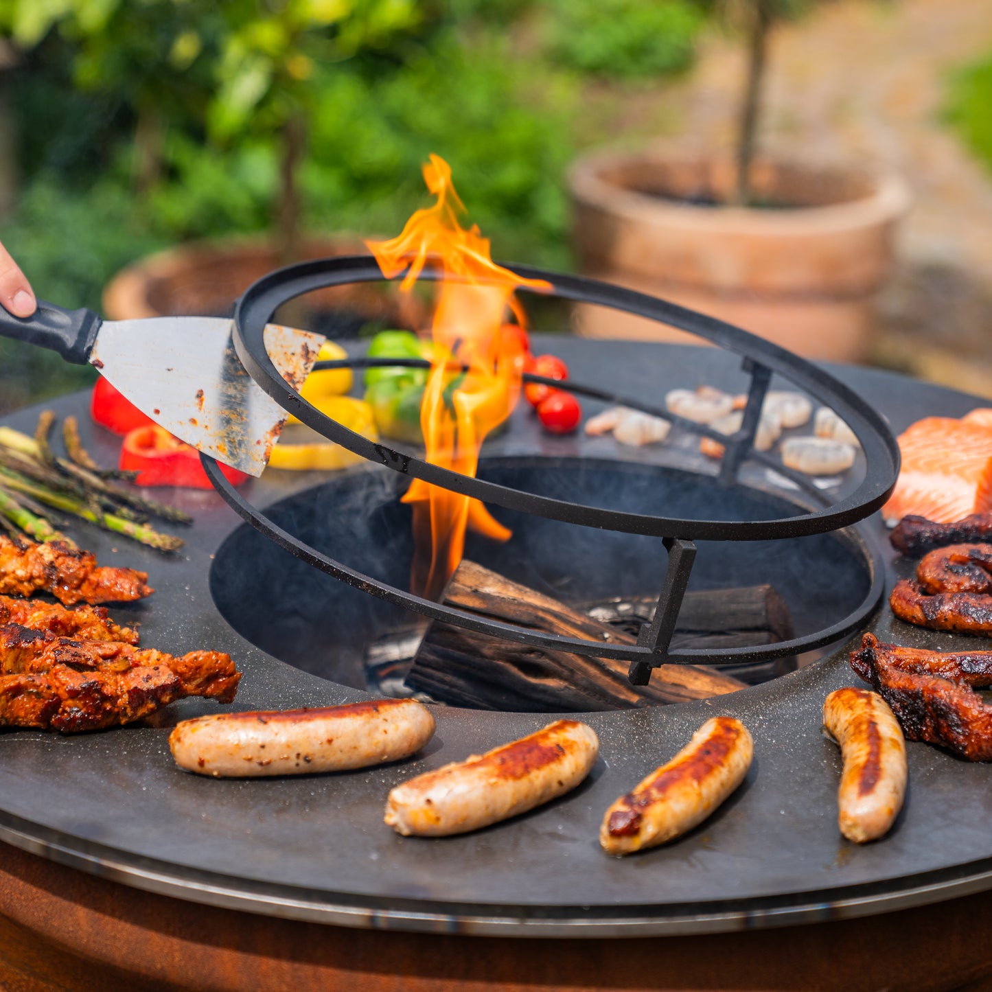 BBQ Plancha Niedriger Wok-Ring