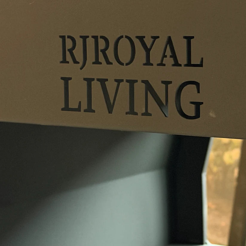 BBQ Plancha Grill Maestro XXL Ø80cm Blackline – Mit Schürhaken und Holzaufbewahrung