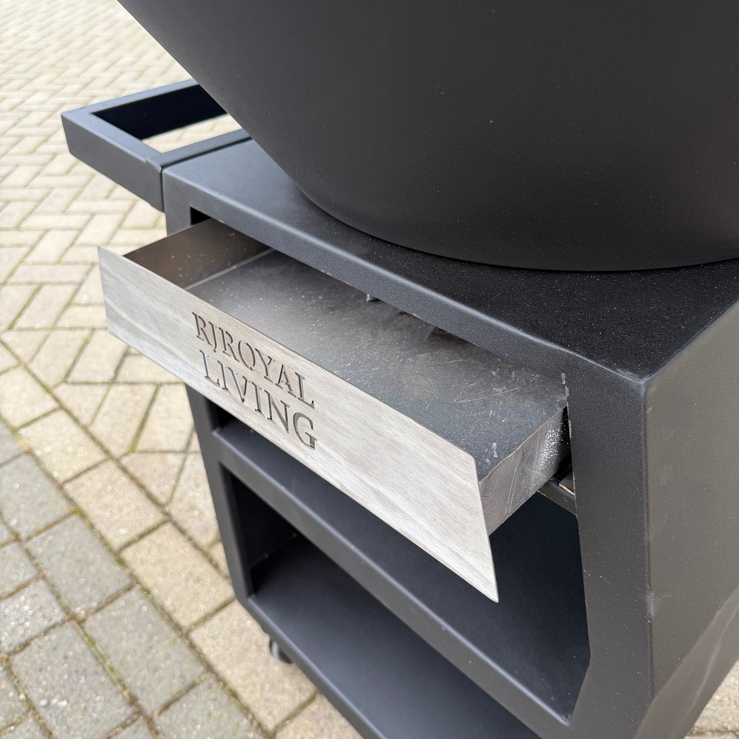 BBQ Plancha Grill Maestro Smokeless XXL Ø80cm Blackline - Rauchlose Plancha