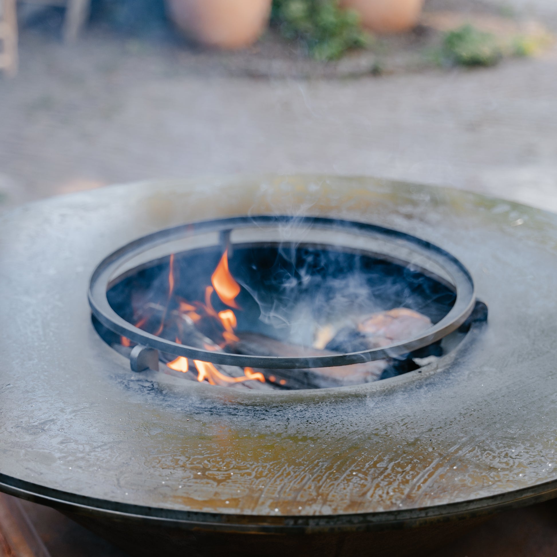 Plancha-Grill / für den Außenbereich - ORIGINE 1000 Corten