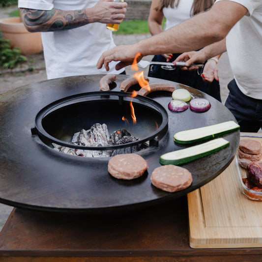 BBQ Plancha Niedriger Wok-Ring