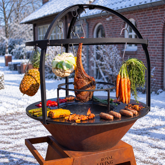 BBQ Plancha Cage 80cm Ø — Wintermotiv